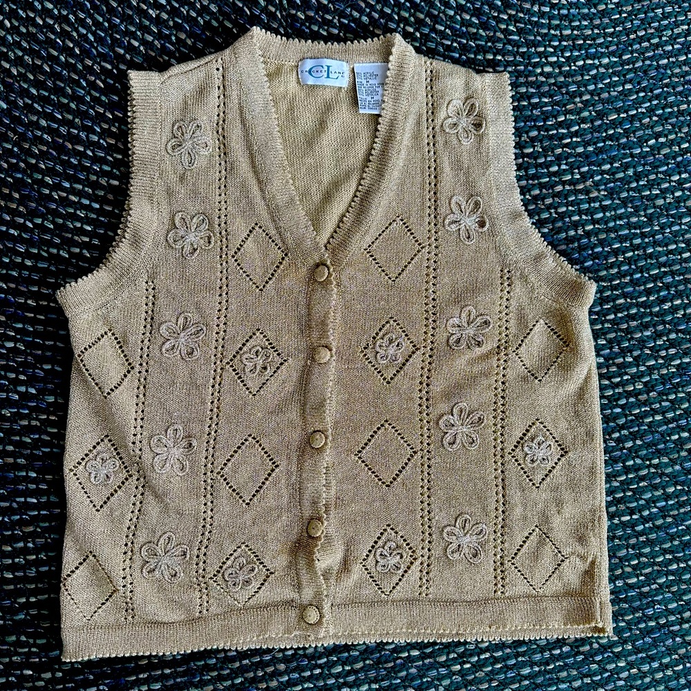 Gold vest